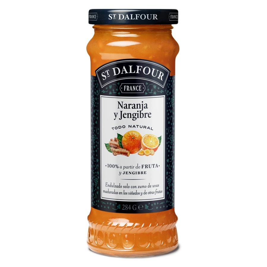 Rapsodia de frutas ST.DALFOUR jengibre/naranja frasco 284 g