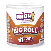 Papel cocina MIAU 2 capas 1 rollo