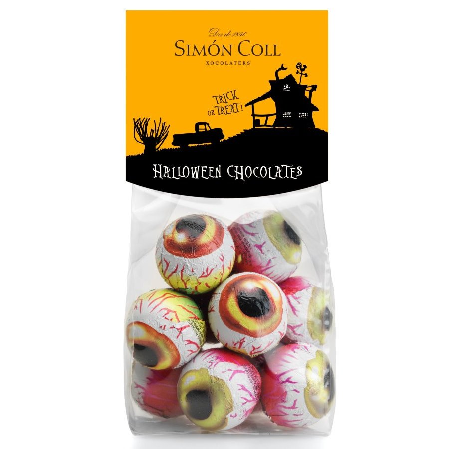 Ojos de chocolate Halloween SIMON COLL 120 g