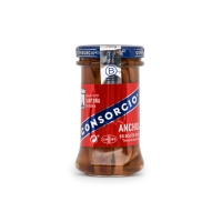 Anchoas en aceite de oliva CONSORCIO frasco 100 g
