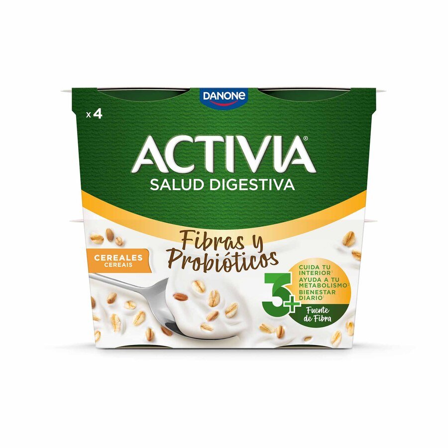 Bífidus ACTIVIA DANONE cereales pack 4x115 g