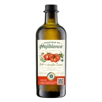 Aceite oliva virgen extra HOJIBLANCA Oda a Nuestra Tierra tomate botella 50 cl