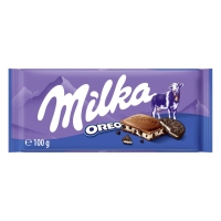 Chocolate recheo Oreo MILKA libra 100 g