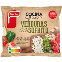 Verduras para sofrito congeladas FINDUS 250 g