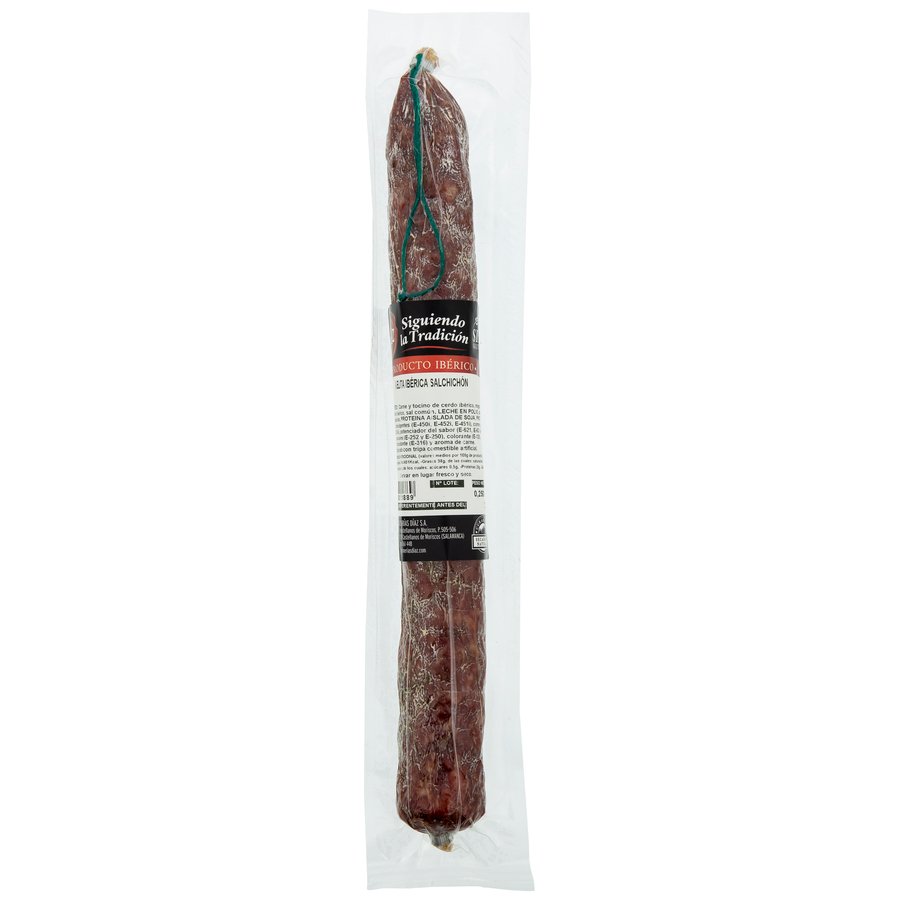 Salchichón ibérico DÍAZ pieza 250 g