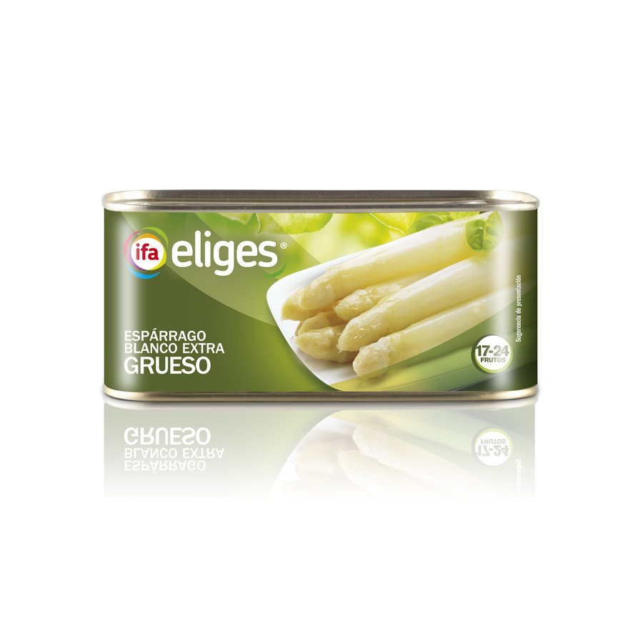 Espárragos blancos IFA ELIGES medios 17/24 extra lata 425 g pne.