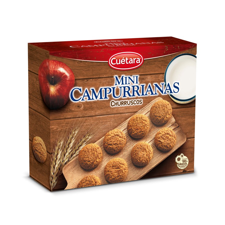 Galletas mini CUETARA Campurrianas Churruscos 600 g