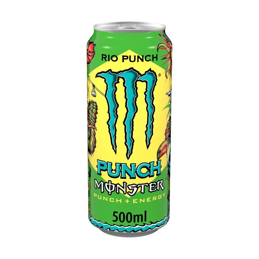 Bebida energética MONSTER Rio Punch lata 50 cl