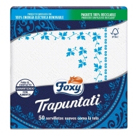 Panos de mesa FOXY Trapuntati 2 capas 37,5x38 cm. 50 unidades