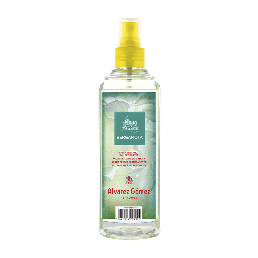 Agua fresca ÁLVAREZ GÓMEZ Bergamota spray 300 ml