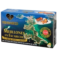 Mejillones VENGARCO en escabeche 12/16 115 g pn.