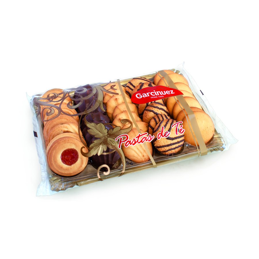 Pastas de té GARCINUEZ bandeja 350 g