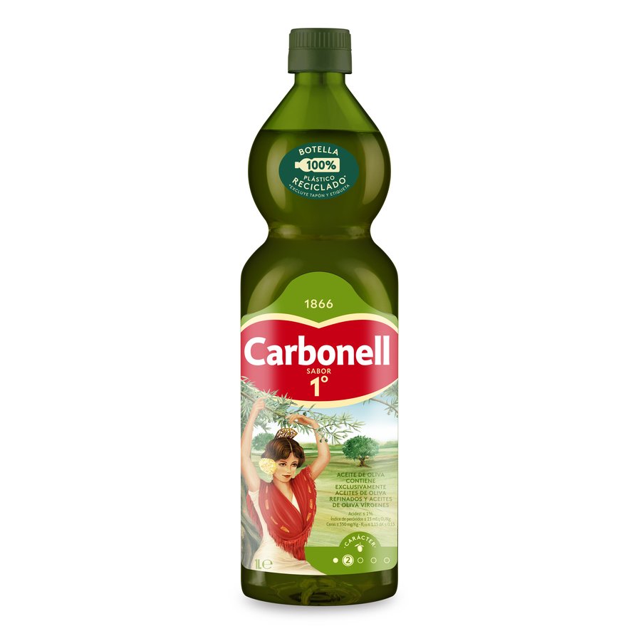 Aceite oliva 1º CARBONELL botella 1 l