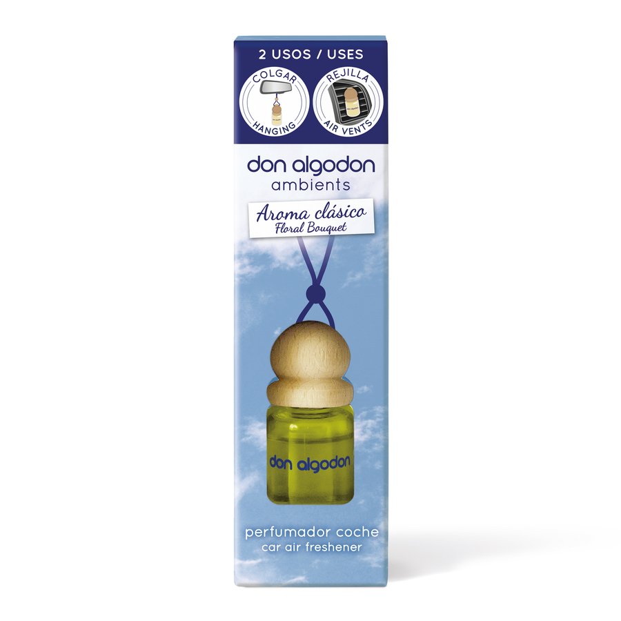 Ambientador coche DON ALGODON Clásico 5 ml