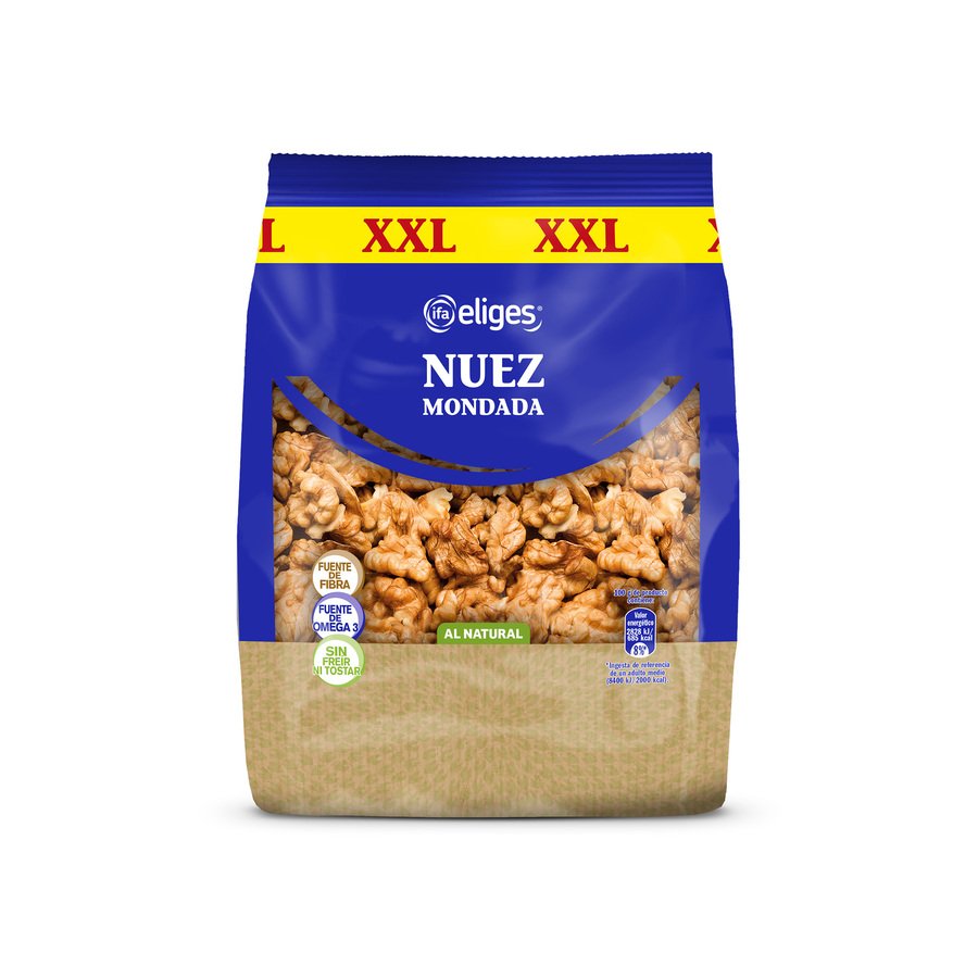 Nuez mondada cruda IFA ELIGES bolsa 400g