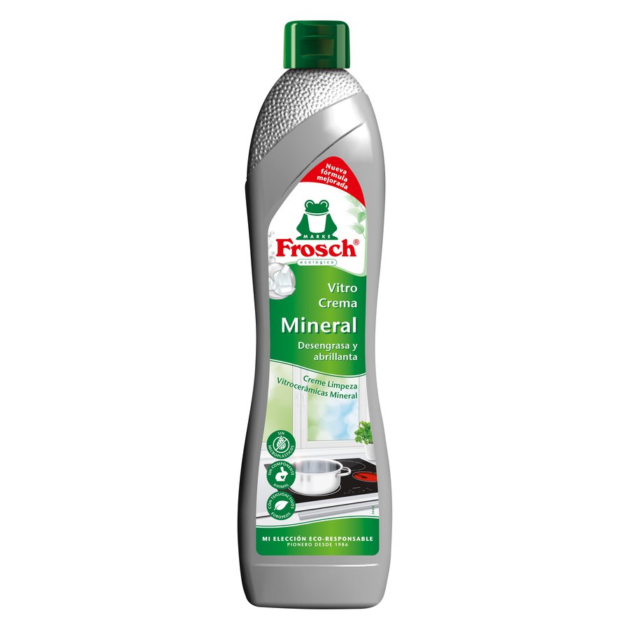 Limpia vitrocerámicas ecológico FROSCH mineral crema 500 ml
