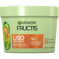 Mascarilla GARNIER FRUCTIS liso keratina 370 ml