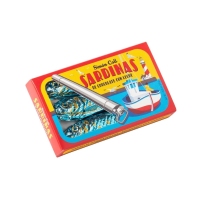 Lata de sardinas de chocolate con leche SIMON COLL 24 g