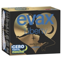 Compresas EVAX Liberty noche extra alas 9 unidades