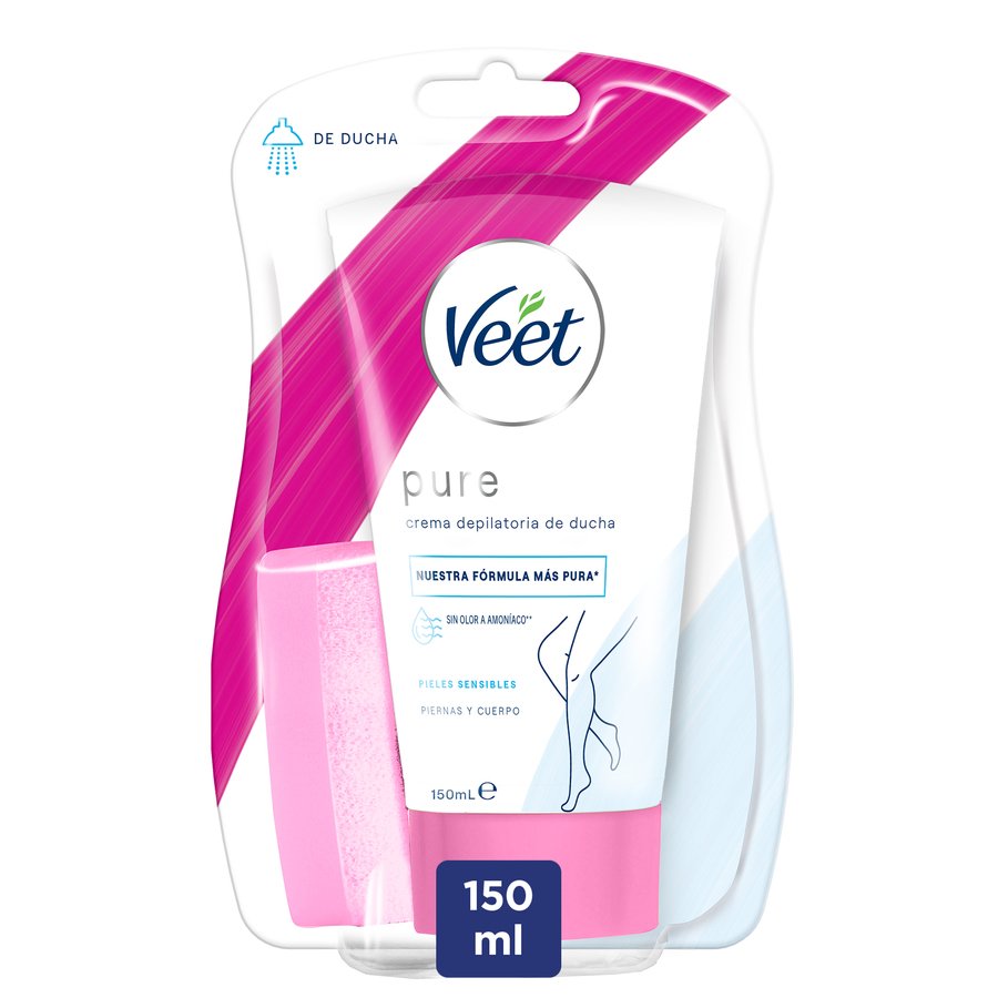 Crema depilatoria VEET ducha piel sensible 150 ml