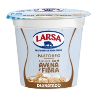 Iogur desnatado LARSA con avena y fibra vaso 125 g