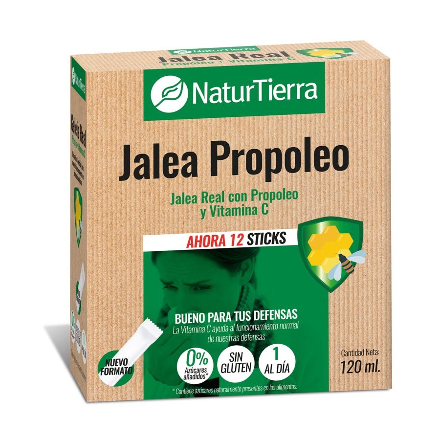 Jalea con propóleo NATURTIERRA 12 sticks x 10 ml