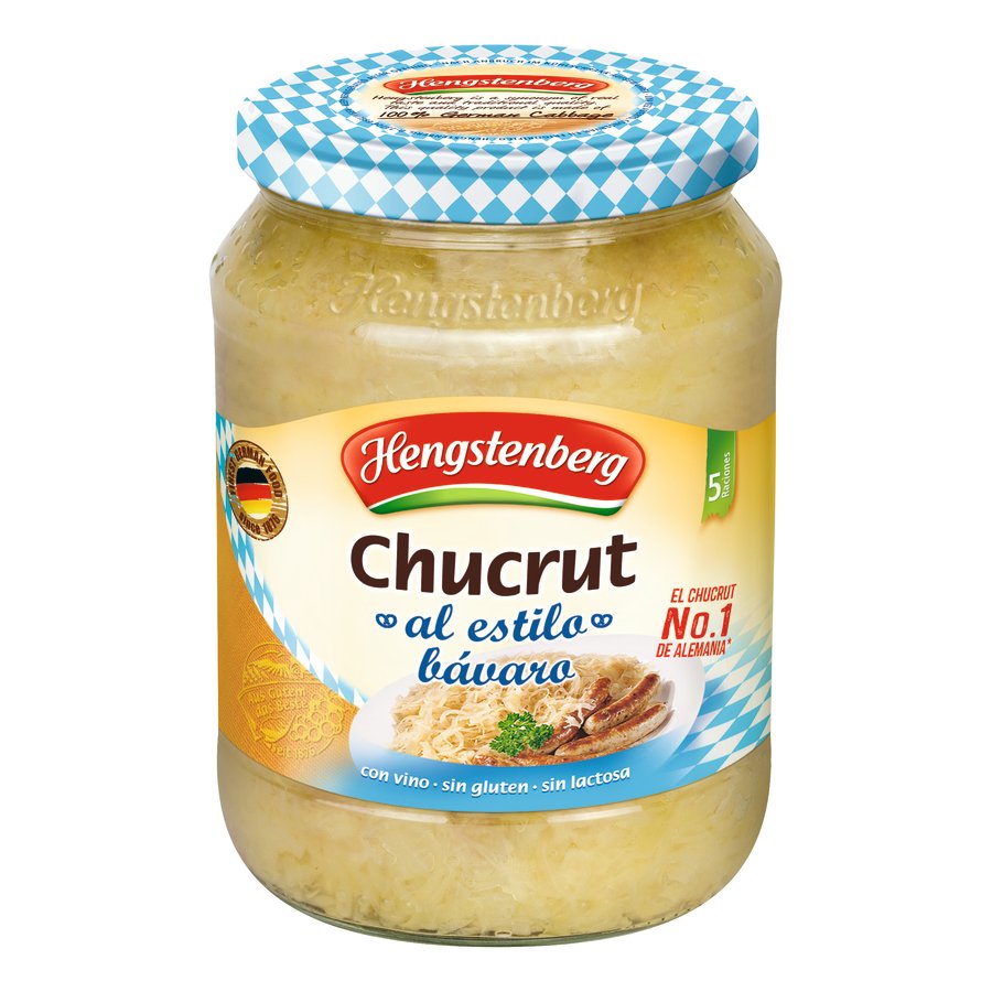 Chucrut al estilo bávaro HENGSTENBERG frasco 650 g pne.