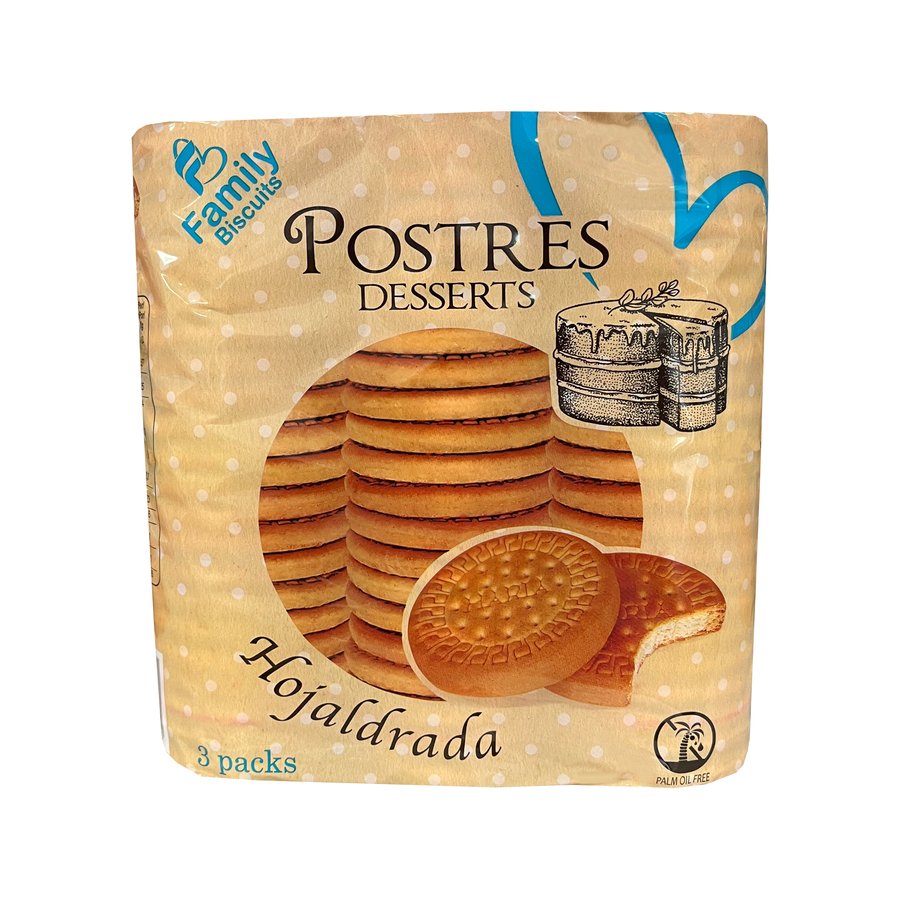 Galletas maría FAMILY BISCUITS Hojaldrada Postres 480 g