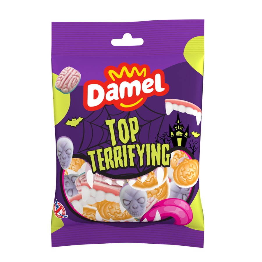 Caramelos goma DAMEL Top Terrifying 135 g