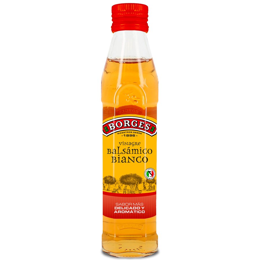Vinagre balsámico BORGES blanco botella 250 ml