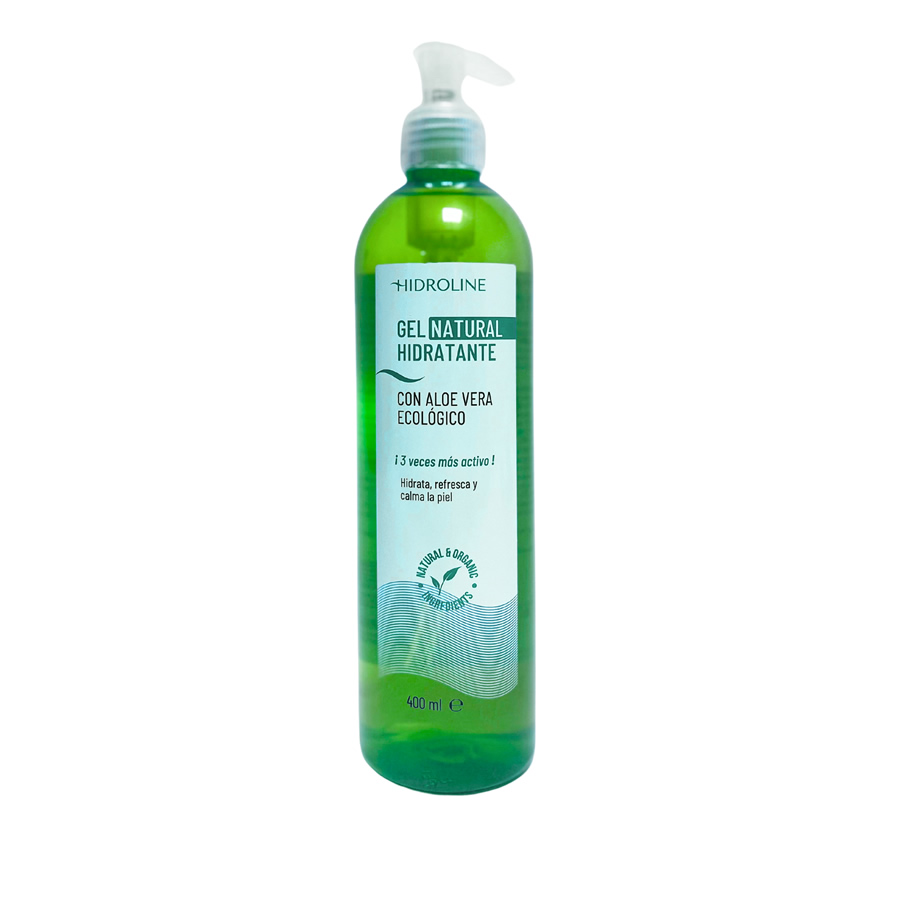 Gel natural hidratante aloe HIDROLINE 400 ml