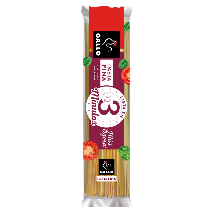 Spaghettis vegetales GALLO Pasta Fina 400 g