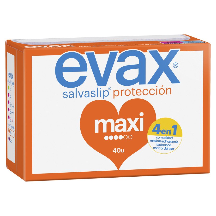 Salvaslip EVAX maxi 40 unidades