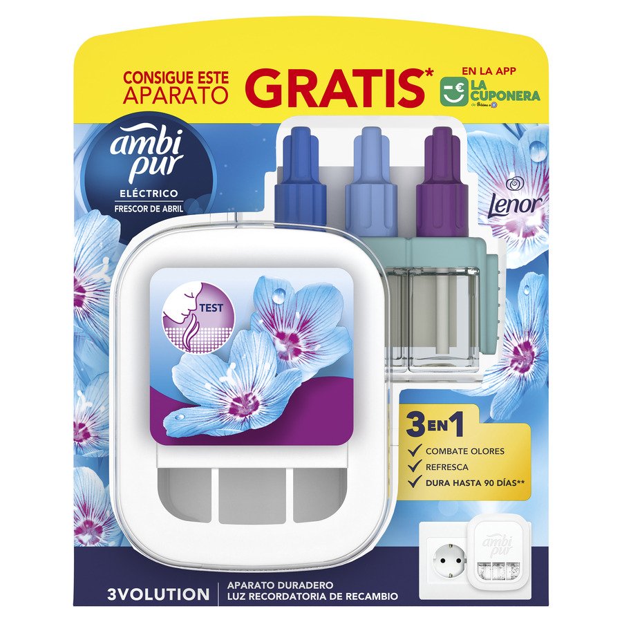 Ambientador eléctrico AMBIPUR 3Volution aparato+recambio Lenor