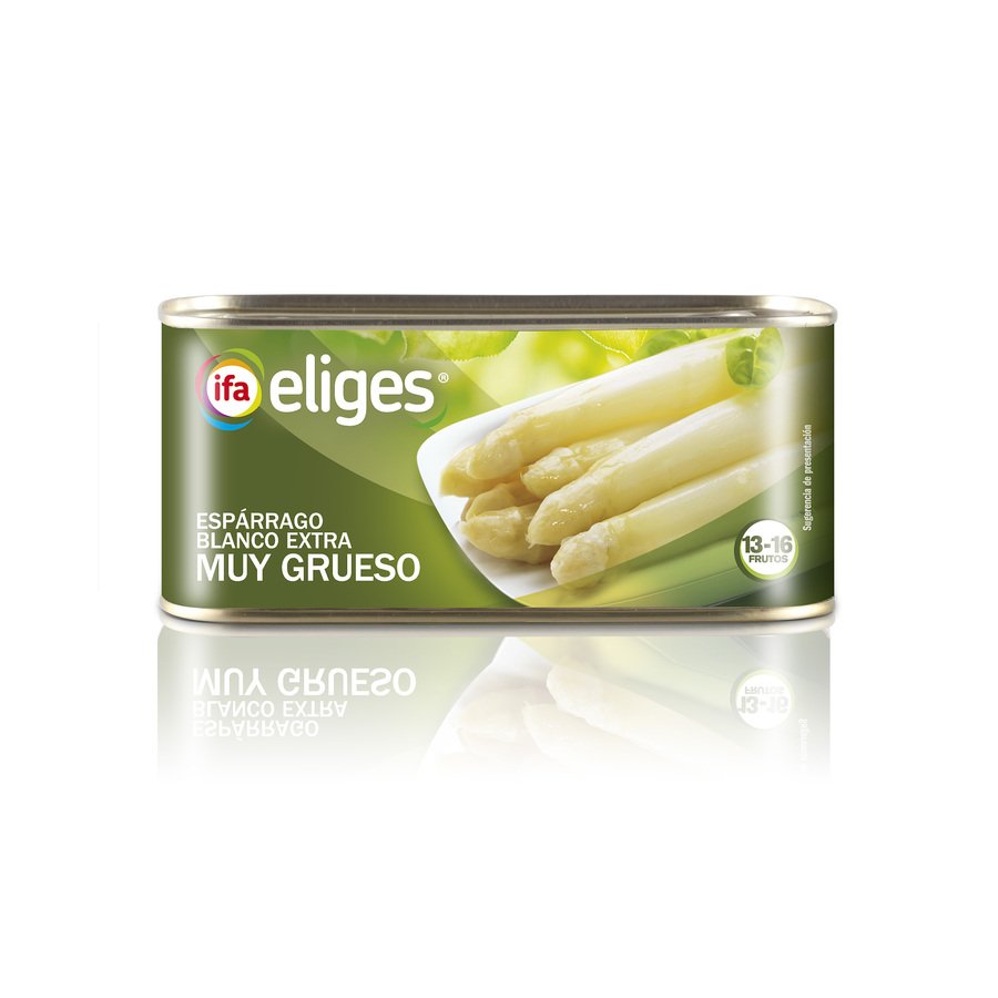 Espárragos blancos IFA ELIGES gruesos 13/16 Extra lata 425 g pne.