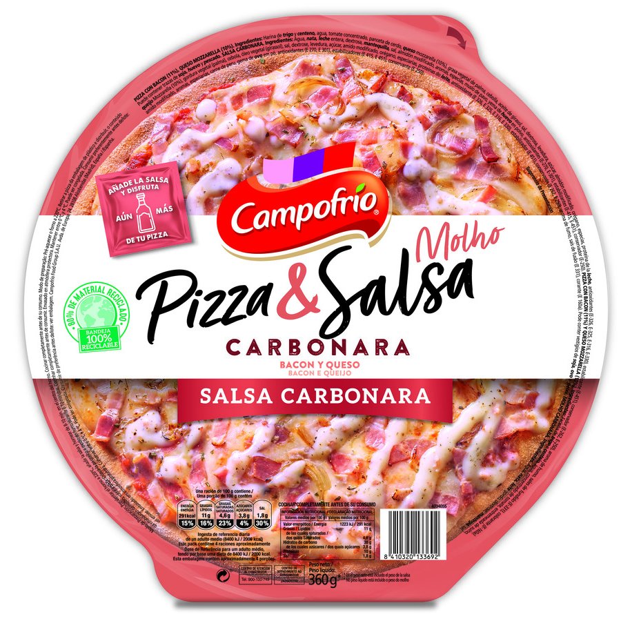 Imagen de Pizza fresca CAMPOFRIO Carbonara 360 g