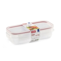 Contedor alimenticio TATAY rectangular clip safe 0,75 l