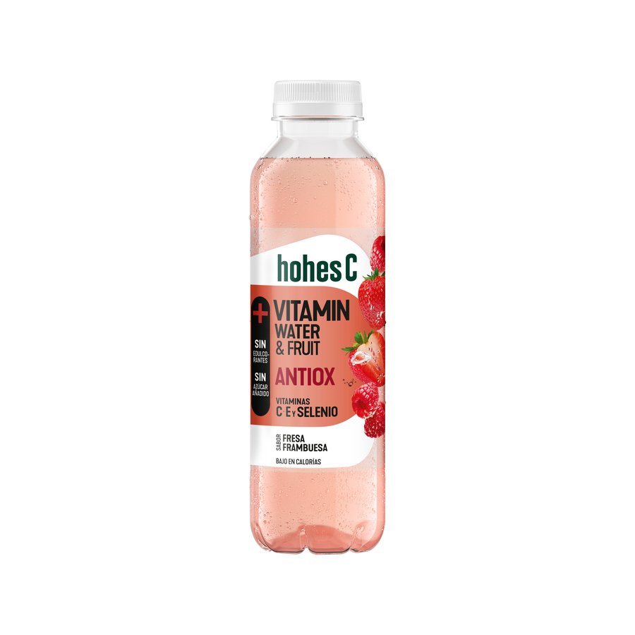 Bebida refrescante HOHES C Vitamin Water & Fruit Antiox pet 50 cl