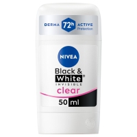Desodorizante NIVEA B&W invisible clear stick 50 ml