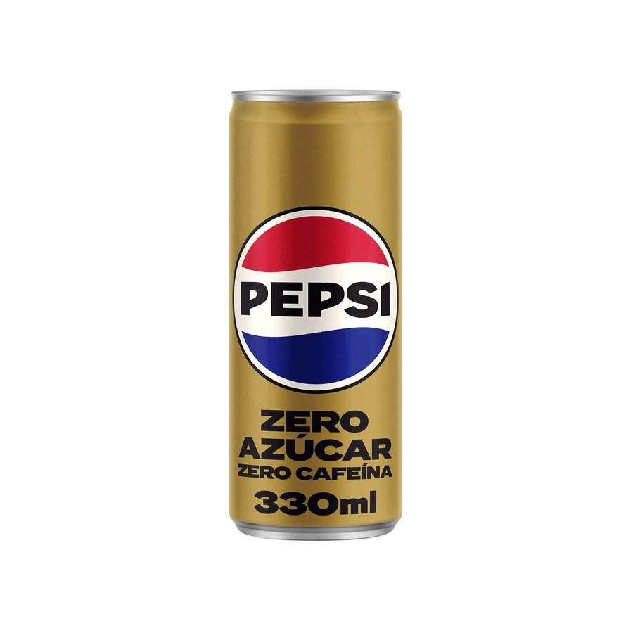 Refresco PEPSI Zero azúcar Zero cafeína lata 33 cl