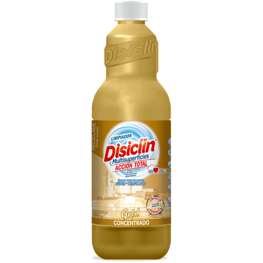 Limpiador multisuperficies DISICLIN acción total Gold 1 l