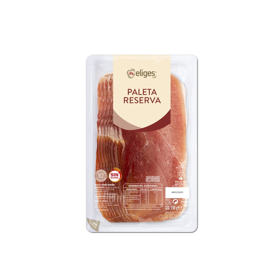 Paleta reserva 10 lonchas IFA ELIGES 150 g
