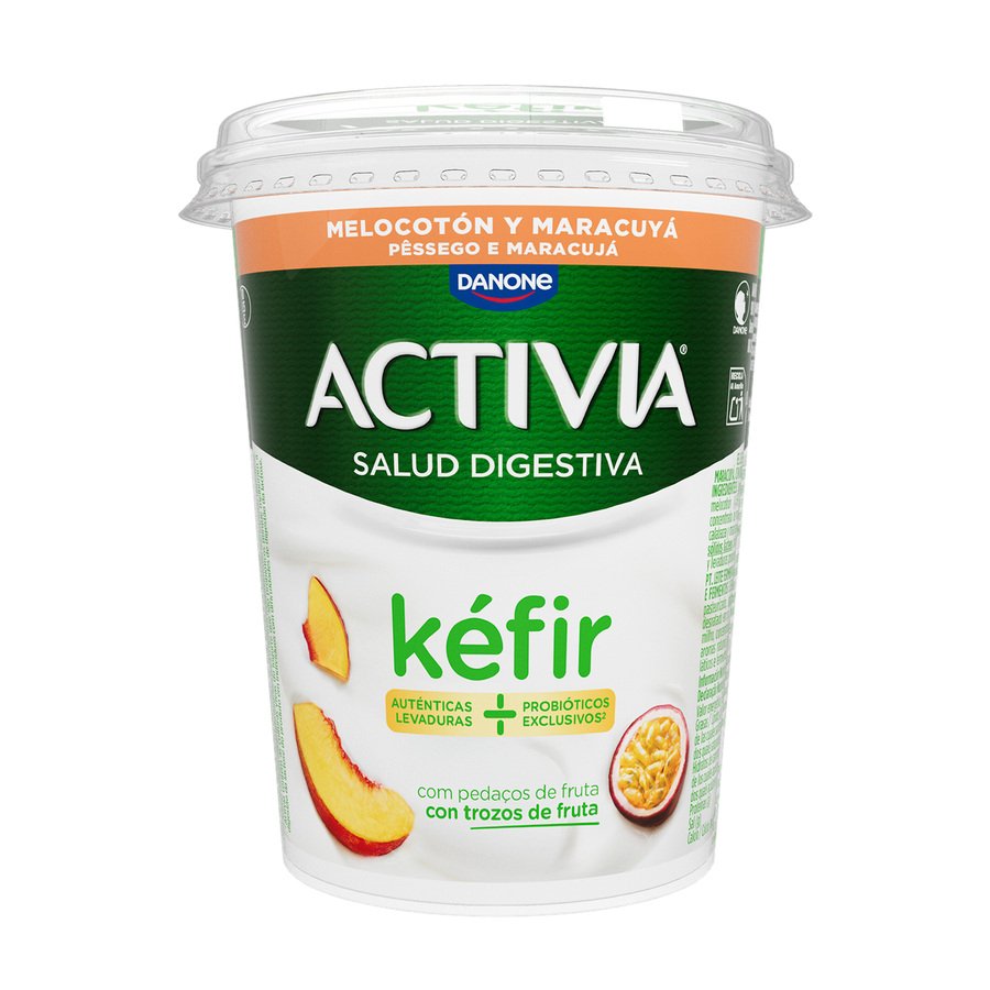 Kéfir ACTIVIA DANONE melocotón maracuyá 380 g