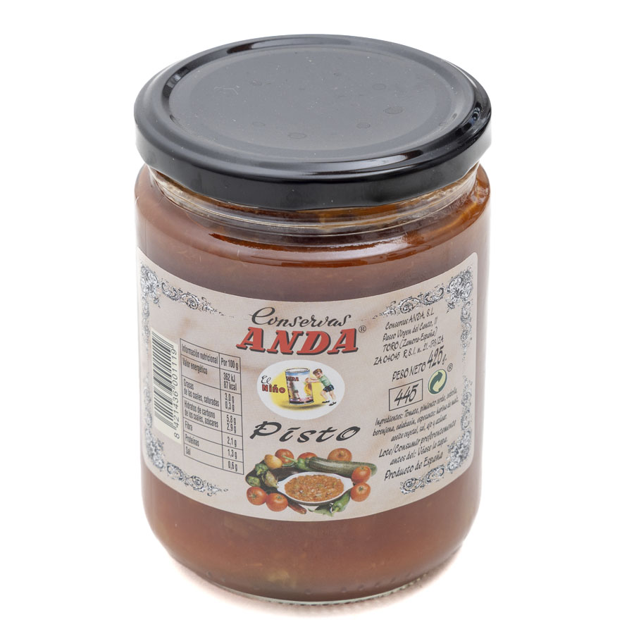 Pisto de verduras ANDA tarro 425 g pne.