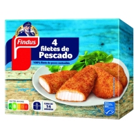 Filetes de peixe FINDUS 4 unidades 400 g