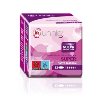 Compresas IFA UNNIA ultra alas super 12 unidades