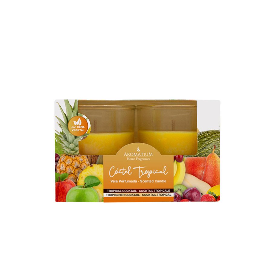 Velas perfumadas AROMATIUM Cóctel Tropical 2 x 57 g