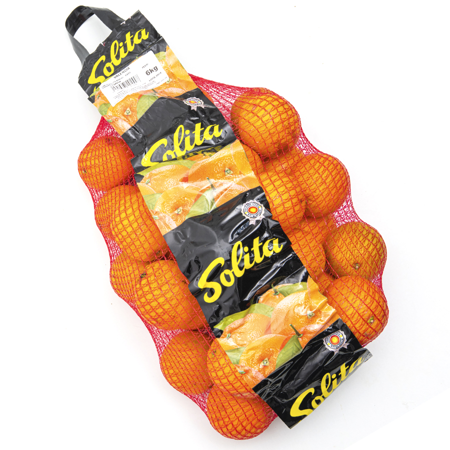 Naranja categoría 1ª calibre 4/5/6 (70/88mm) bolsa 6 kg