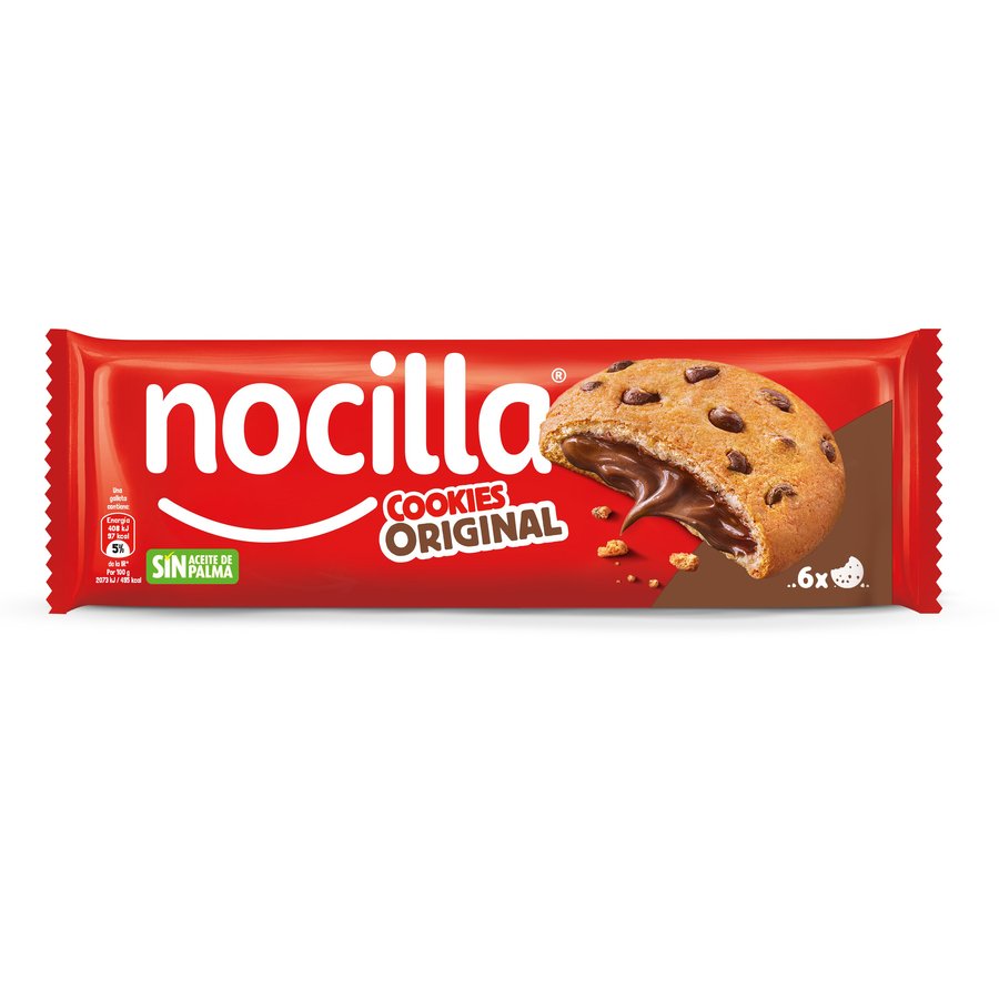 Galletas NOCILLA Cookies original 6 unidades 120 g