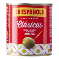 Aceituna rellena de anchoa LA ESPAÑOLA Clásicas lata 100 g pne.